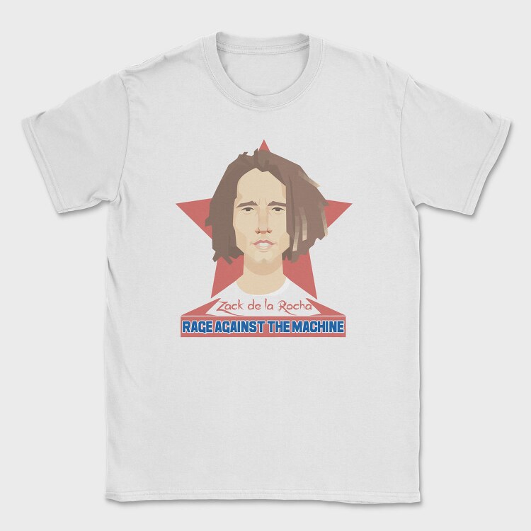 RATM Zach de la Rocha, Tricou Barbati (Unisex)