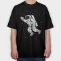 Astronaut, Tricou Oversize Barbati (Unisex)