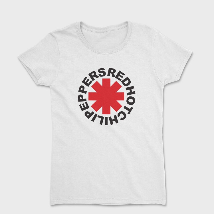 RHCP Band Logo Art, Tricou Femei