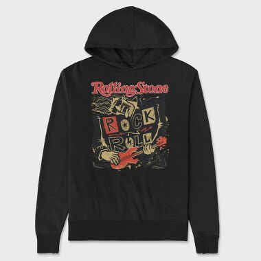 ROLLING STONE Rock N Roll, Hanorac Oversize Barbati (Unisex)