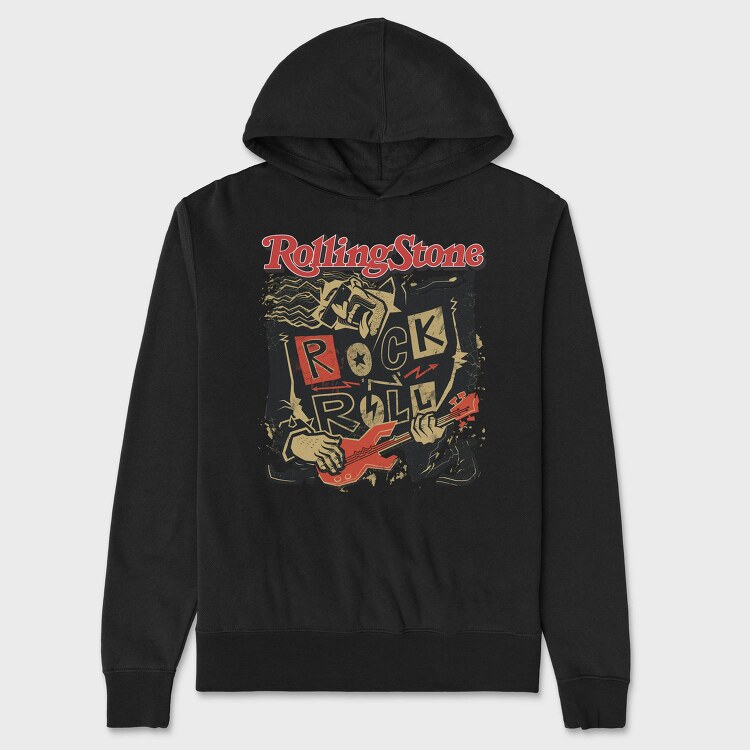 ROLLING STONE Rock N Roll, Hanorac Oversize Barbati (Unisex)