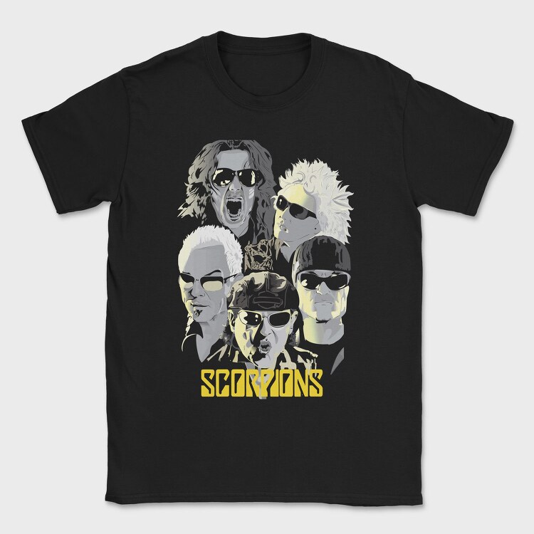 SCORPIONS, Tricou Barbati (Unisex)