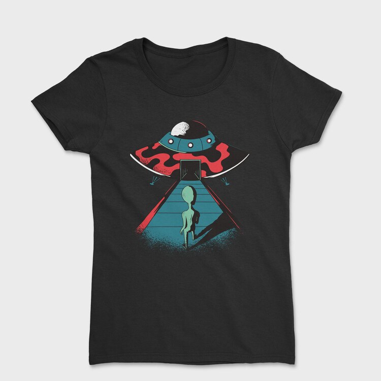 Alien Ufo, Tricou Femei