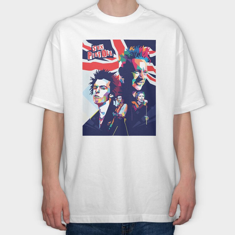 SEX PISTOLS Art1, Tricou Oversize Barbati (Unisex)