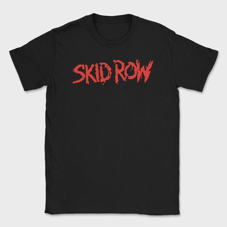 SKID ROW Band Name logo, Tricou Barbati (Unisex)