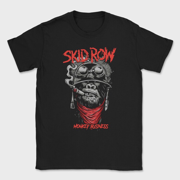 SKID ROW Monkey Business, Tricou Barbati (Unisex)