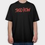 SKID ROW Band Name logo, Tricou Oversize Barbati (Unisex)
