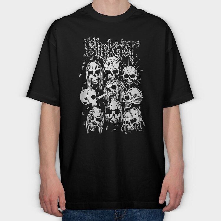 SLIPKNOT Art design2, Tricou Oversize Barbati (Unisex)