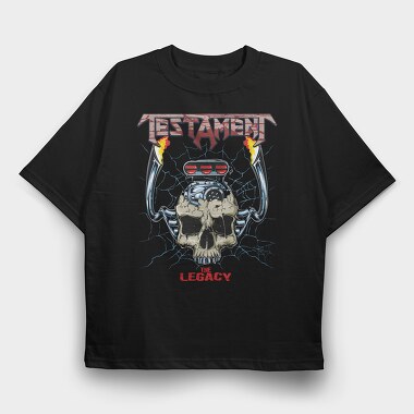 TESTAMENT, Tricou Oversize Barbati (Unisex)
