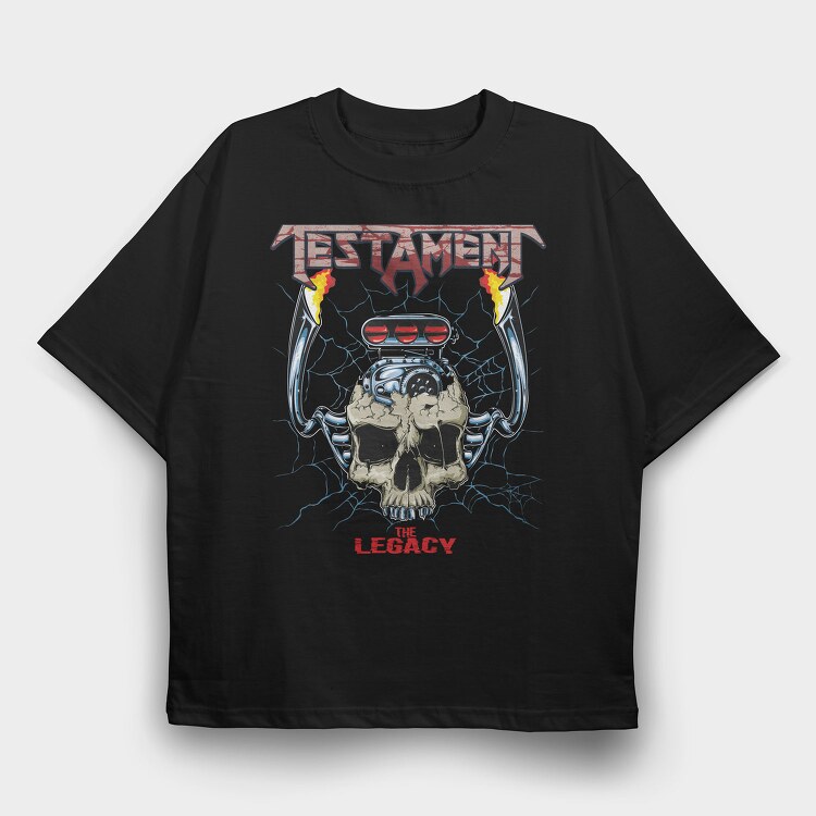 TESTAMENT, Tricou Oversize Barbati (Unisex)