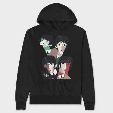 THE BEATLES Art1, Hanorac Oversize Barbati (Unisex)