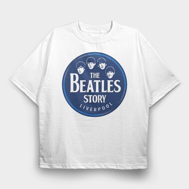 THE BEATLES STORY, Tricou Oversize Barbati (Unisex)