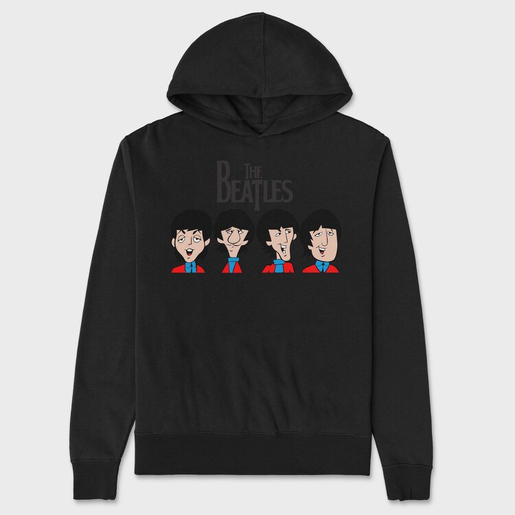 THE BEATLES, Hanorac Oversize Barbati (Unisex)