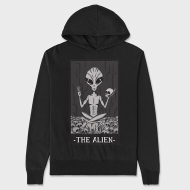 The Alien Tarot Card, Hanorac Oversize Barbati (Unisex)