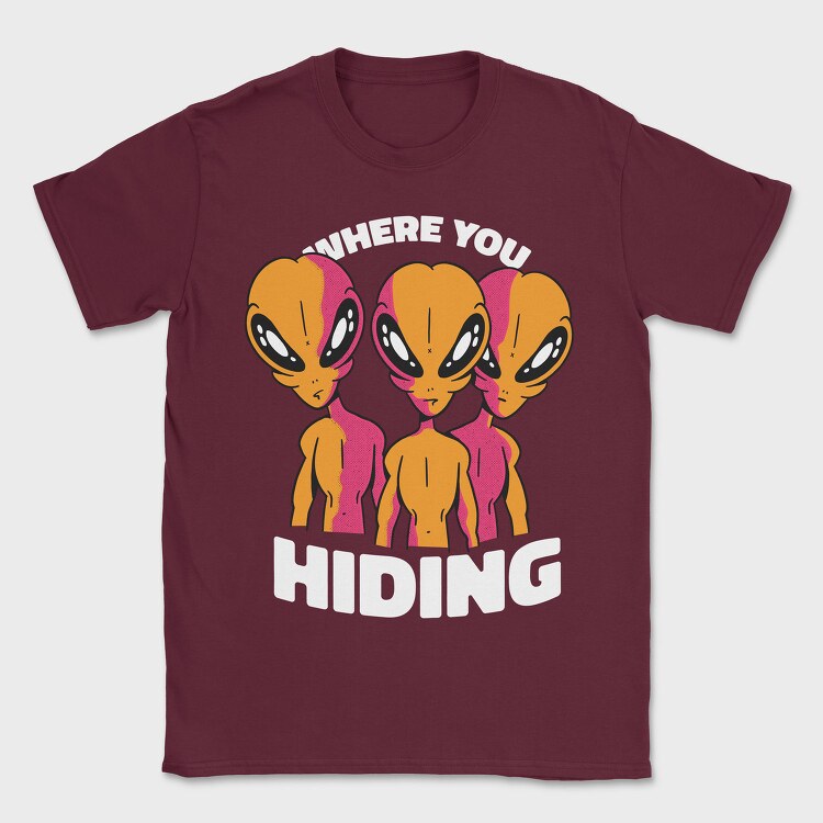 Creepy Aliens, Tricou Barbati (Unisex)