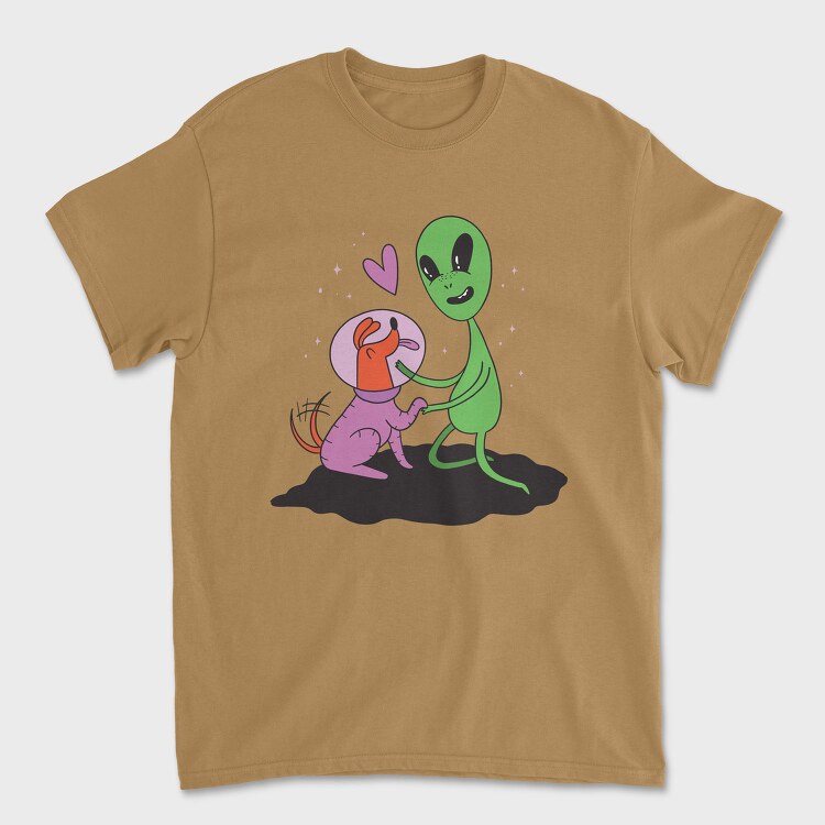 Alien Dog, Tricou Barbati (Unisex)