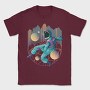 Techno Astronaut, Tricou Barbati (Unisex)