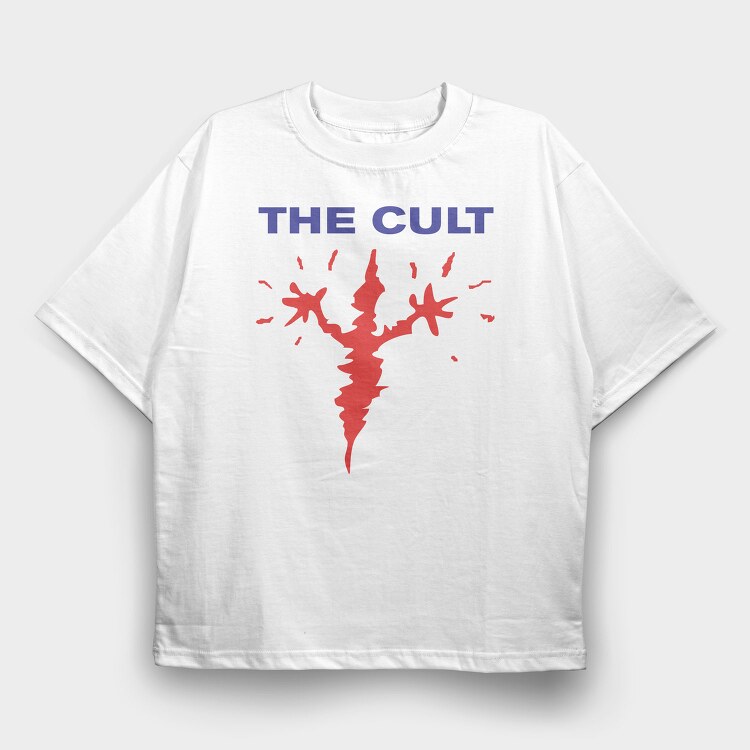 THE CULT, Tricou Oversize Barbati (Unisex)