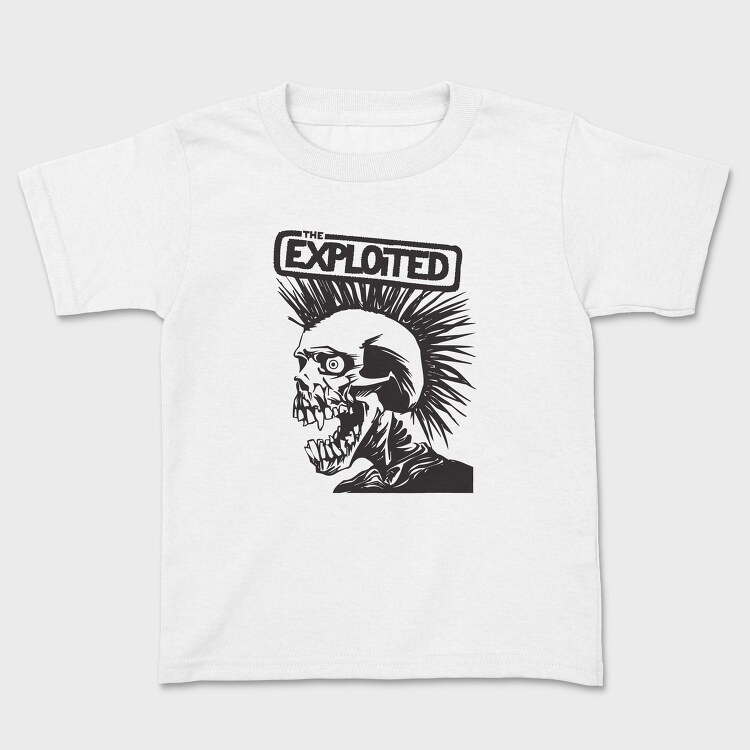 THE EXPLOITED B&W, Tricou Copii