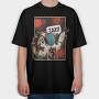 Astronaut Taxi, Tricou Oversize Barbati (Unisex)