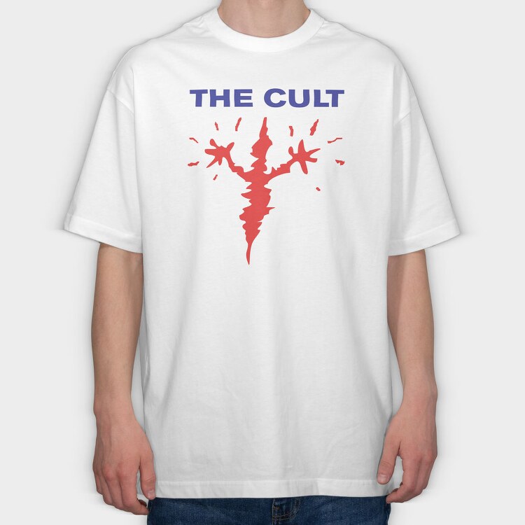 THE CULT, Tricou Oversize Barbati (Unisex)