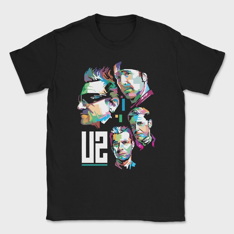 U2 Art1, Tricou Barbati (Unisex)