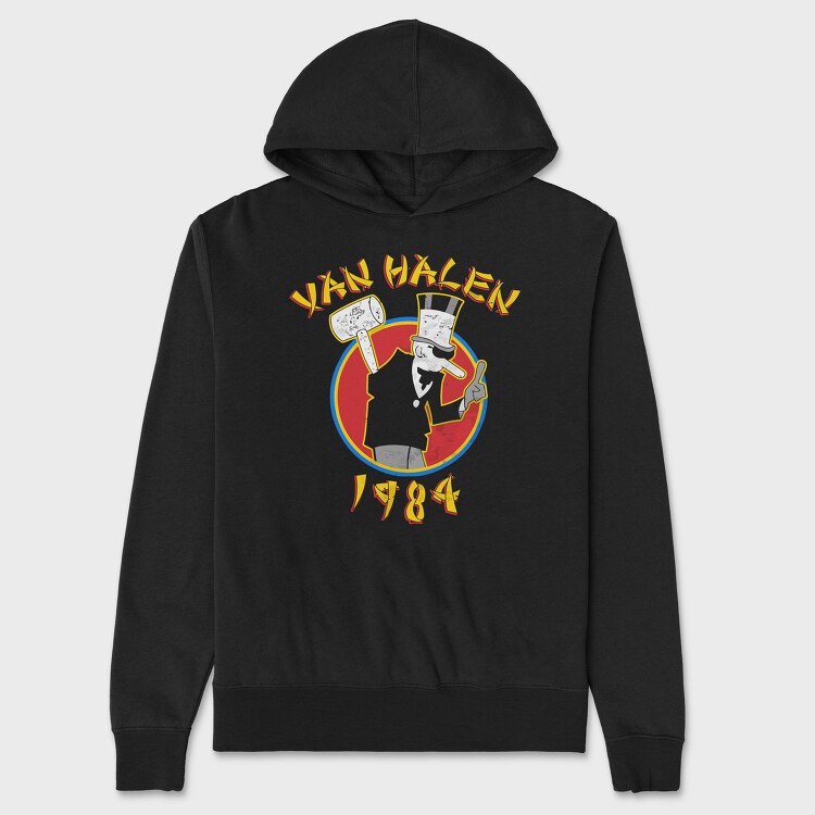 VAN HALEN 1984 Art, Hanorac Oversize Barbati (Unisex)