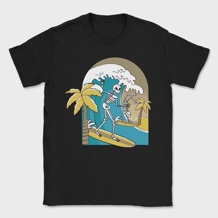 Wave, Tricou Barbati (Unisex)