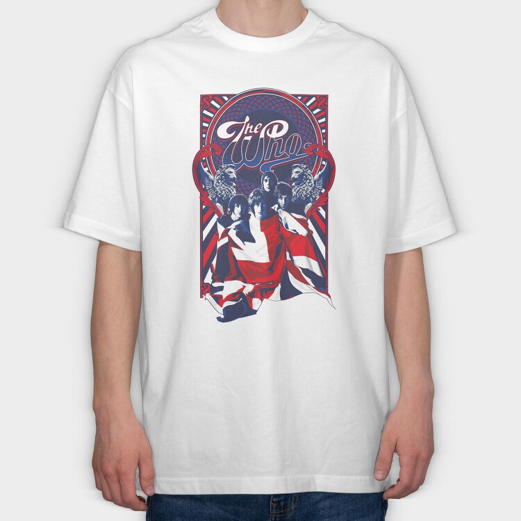 THE WHO Art1, Tricou Oversize Barbati (Unisex)