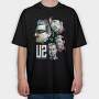 U2 Art1, Tricou Oversize Barbati (Unisex)