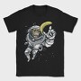 Astronaut Chimp, Tricou Barbati (Unisex)