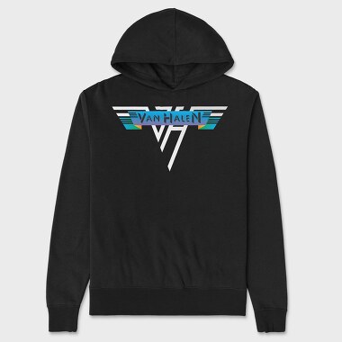 VAN HALEN One logo Art, Hanorac Oversize Barbati (Unisex)