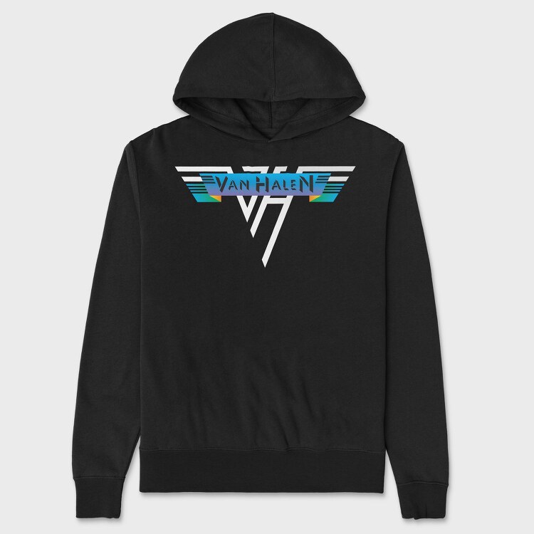 VAN HALEN One logo Art, Hanorac Oversize Barbati (Unisex)