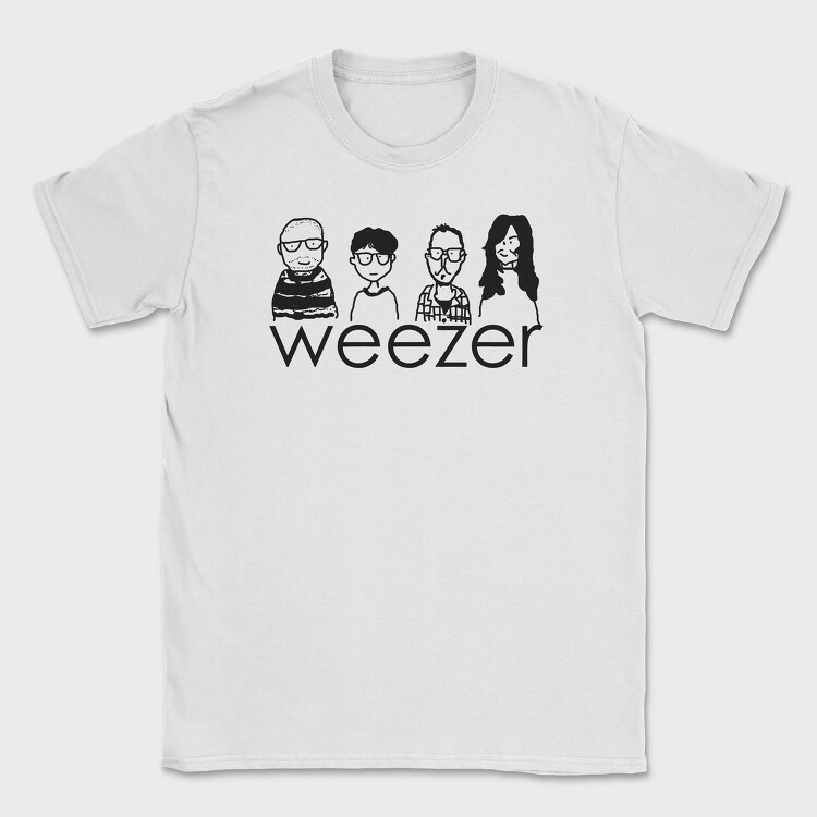 WEEZER, Tricou Barbati (Unisex)