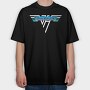 VAN HALEN One logo Art, Tricou Oversize Barbati (Unisex)