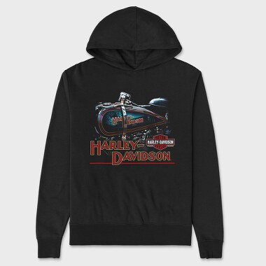 Harley Davidson Bike Ride 2, Hanorac Oversize Barbati (Unisex)
