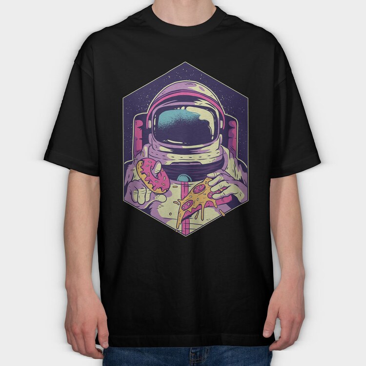 Astronaut Food, Tricou Oversize Barbati (Unisex)
