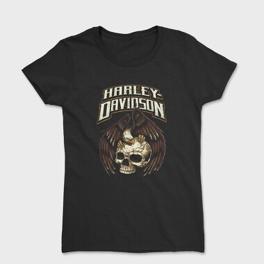 Harley Davidson Skull Eagle, Tricou Femei
