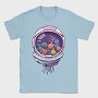Astronaut Helmet And Planets, Tricou Barbati (Unisex)