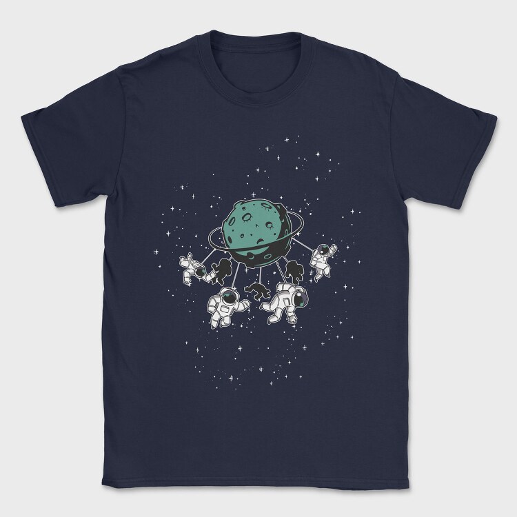 Astronaut Carousel, Tricou Barbati (Unisex)