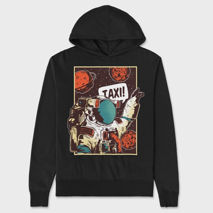 Astronaut Taxi, Hanorac Oversize Barbati (Unisex)