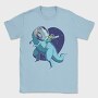 Astronaut Riding Dino, Tricou Barbati (Unisex)