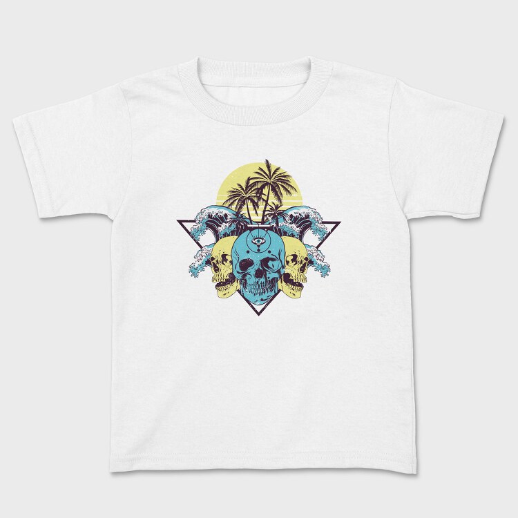 Skulls Palms Triangle, Tricou Copii