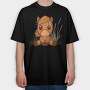 Cute Horse, Tricou Oversize Barbati (Unisex)