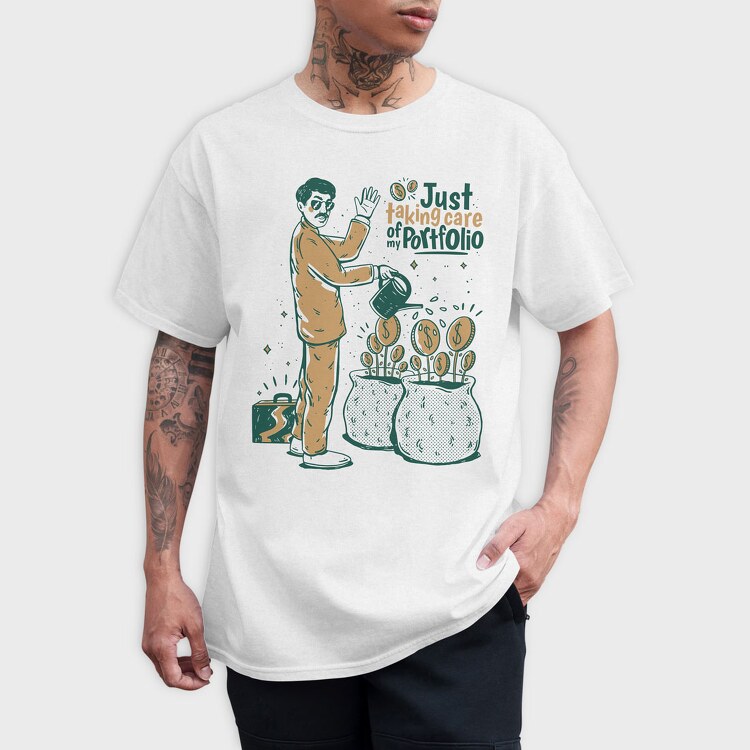 Taking Care My Portfolio, Tricou Barbati (Unisex)
