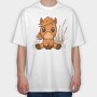 Cute Horse, Tricou Oversize Barbati (Unisex)