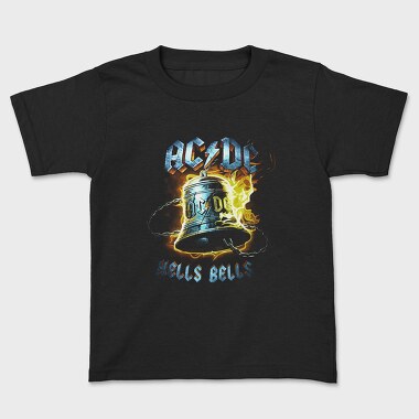 Acdc Bell Flames Eyes, Tricou Copii