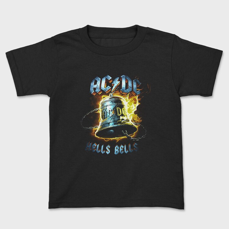 Acdc Bell Flames Eyes, Tricou Copii