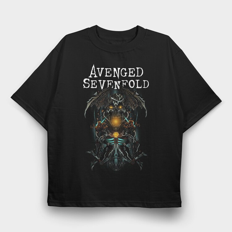 Avenged Sevenfold Angel, Tricou Oversize Barbati (Unisex)