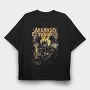 Avenged Sevenfold Flames Flower, Tricou Oversize Barbati (Unisex)